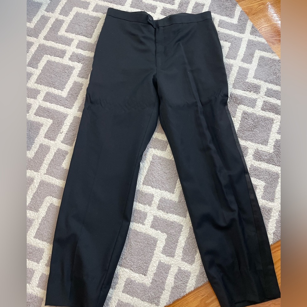 Alfani Mens Black Dress Pants. Size 34 x 32.